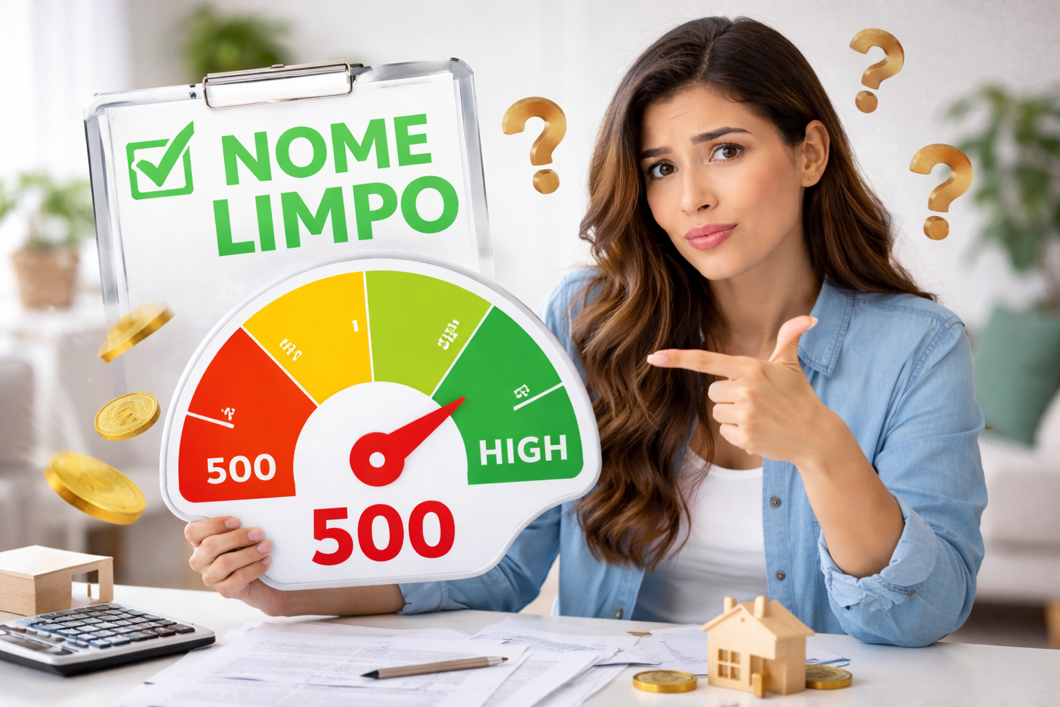 Score baixo mesmo com nome limpo